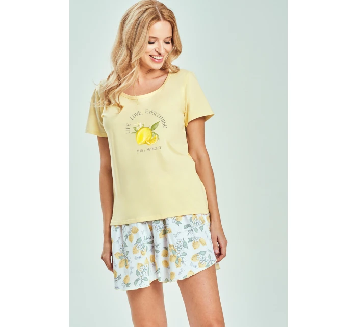 3531 DÁMSKÉ PYŽAMO KRÁTKÉ FRIDA S-XL 3531 DÁMSKÉ PYŽAMO KRÁTKÉ FRIDA S-XL