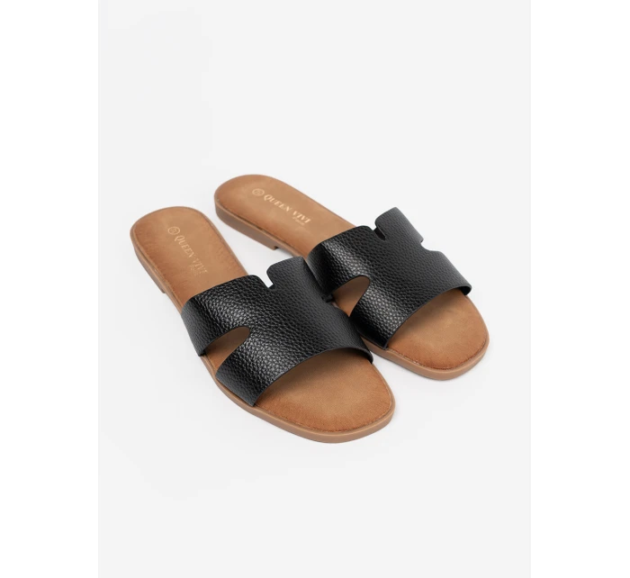 Exkluzívní nazouváky černé dámské bez podpatku Exkluzívní nazouváky černé dámské bez podpatku