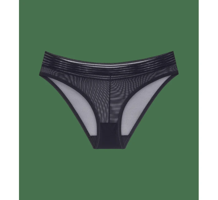 Tempting Sheer Highleg Tai - BLACK - TRIUMPH BLACK - TRIUMPH