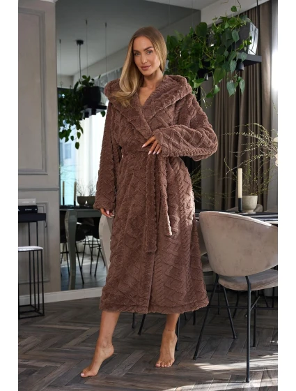 L&L 2402 Geo long S-2XL dámský župan