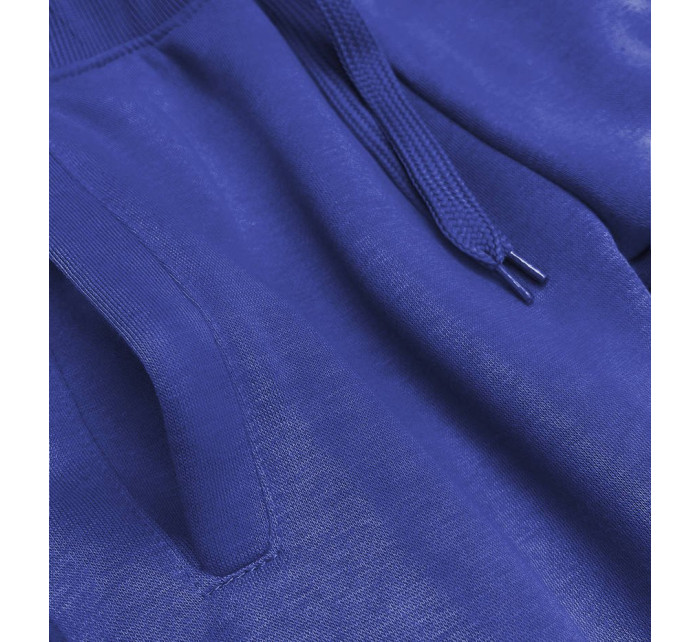 Teplákové kalhoty v chrpové barvě (CK01-15)