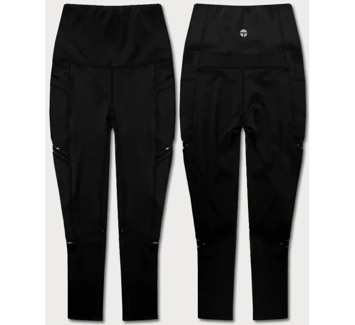 Černé sportovní 3/4 legíny model 18433370 - Therapy