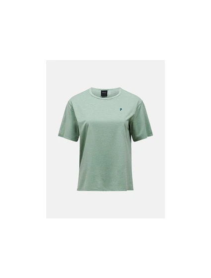 Dámské tričko PEAK PERFORMANCE W Trail Shortsleeve, zelené