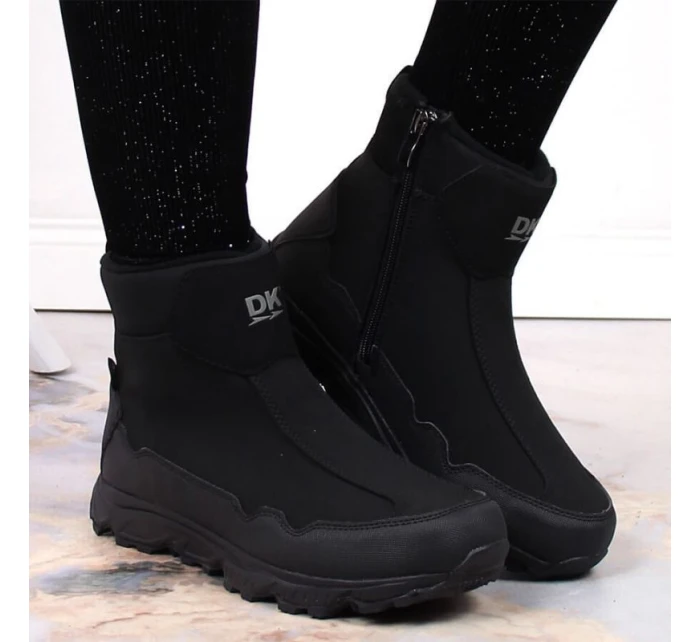 DK Jr DK58A nepromokavé zateplené sněhové boty černé DK Jr DK58A nepromokavé zateplené sněhové boty černé