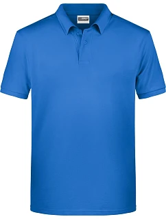 Daiber 8010 Pánské piqué polo z bio bavlny 02.8010 cobalt