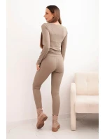 Dámská bavlněná souprava s dlouhým rukávem a legínami fango Dámská bavlněná souprava s dlouhým rukávem a legínami fango