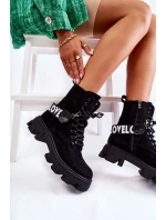 Semišové vysoké kozačky s béžove model 21593542 - Boto