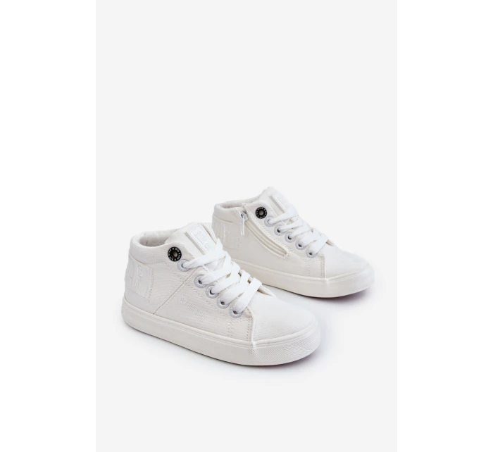 Dětské klasické vysoké tenisky Big Star model 21609037 Bílá - Big Star Shoes Dětské klasické vysoké tenisky Big Star model 21609037 Bílá - Big Star Shoes