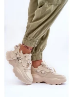 Sportovní Boty Sneakersy GOE MM2N4015 Bežové