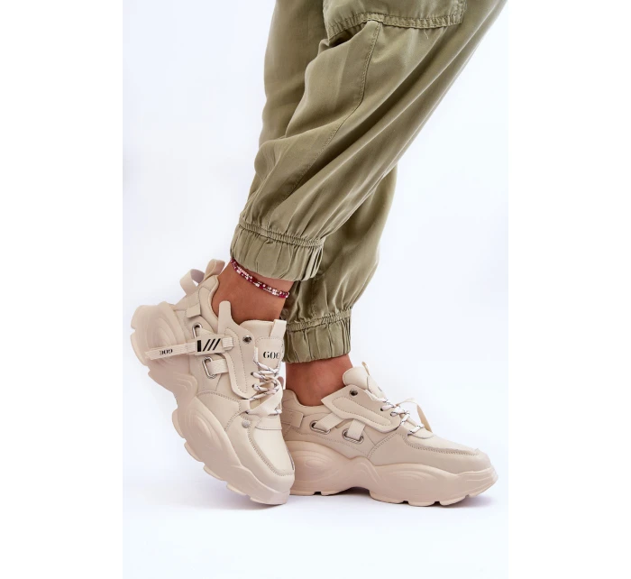 Sportovní Boty Sneakersy GOE MM2N4015 Bežové