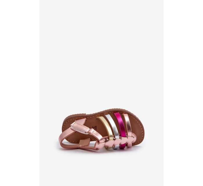 Dětské Gladiátorské Sandálky S Páskem V Multibarevném Designu Radovia Dětské Gladiátorské Sandálky S Páskem V Multibarevném Designu Radovia