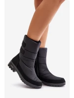 Dámské Sněhule Na Zip Progress PROGJ-21-16 Černé Dámské Sněhule Na Zip Progress PROGJ-21-16 Černé