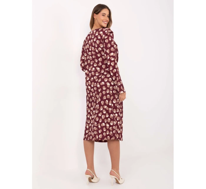Sukienka IT SK model 21409536 bordowy - FPrice