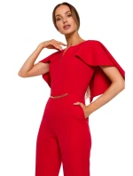 M670 Kombinéza s volánky - černá