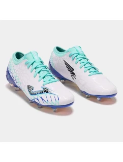 Pánské kopačky Joma GOL 2472 FG White Turquoise