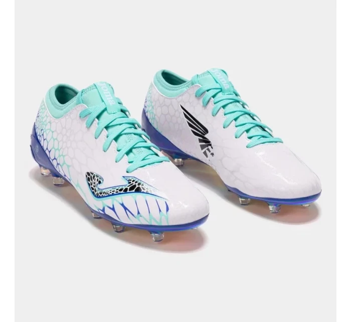 Pánské kopačky Joma GOL 2472 FG White Turquoise