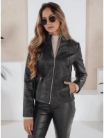 Dámská kožená bunda ramones černá model 21991857 - Dstreet