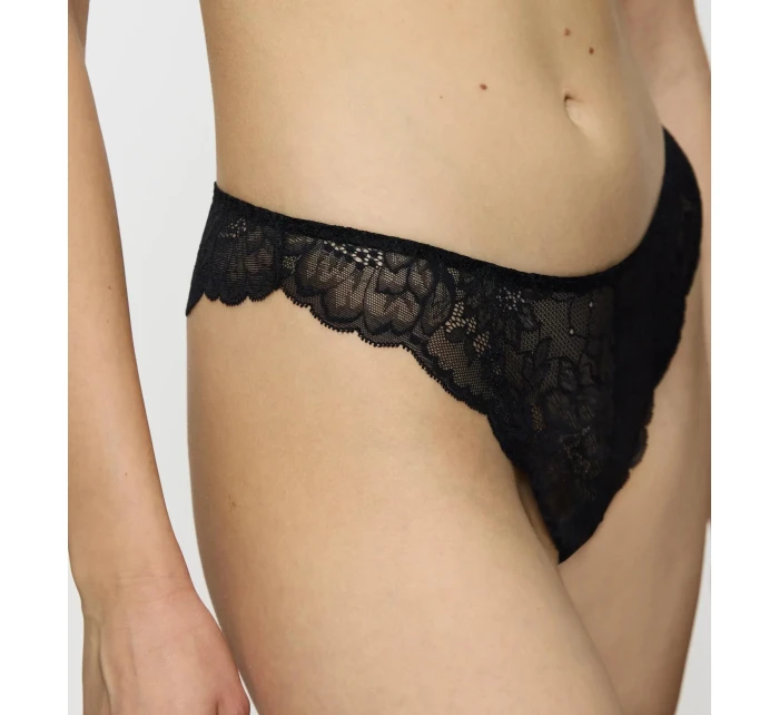 Dámské kalhotky Amourette Charm Highleg Brazilian - BLACK - černé 0004 - TRIUMPH