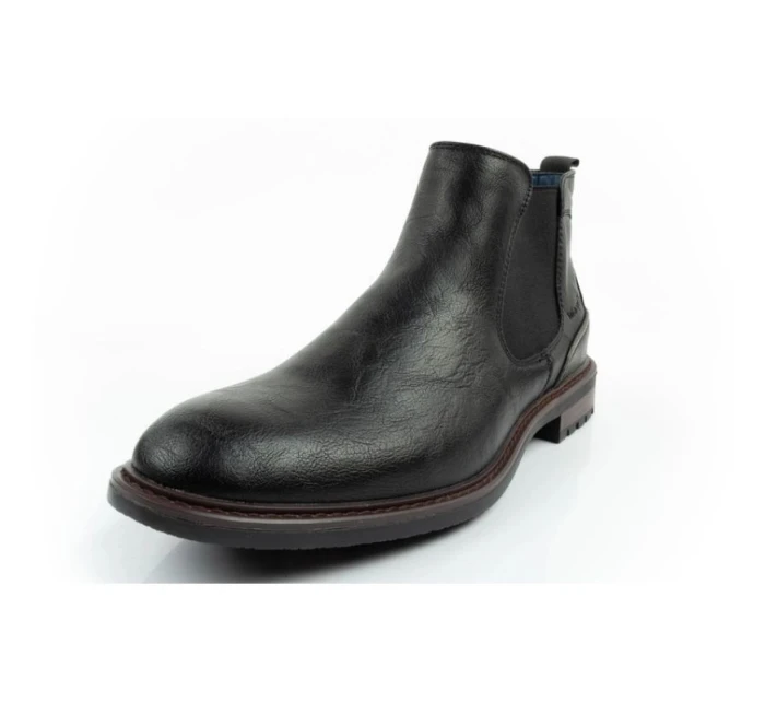 Wrangler Randy pánské boty sable boty elegantní módní slip-on černé