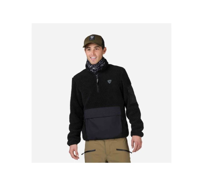 Rossignol Fleecová mikina Anorak černá Rossignol Fleecová mikina Anorak černá