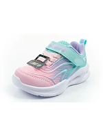 Skechers Color Breeze LED dětská sportovní obuv pro dívky tyrkysová