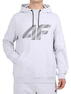 Pánská mikina 4F  light grey melange 4FWMM00TSWS 27M pánské model 22089086 - Hikvision