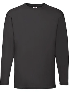 Fruit of the Loom Valueweight T LSL Tričko s dlouhým rukávem 16.1038 black