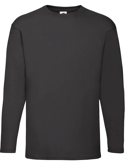 Fruit of the Loom Valueweight T LSL Tričko s dlouhým rukávem 16.1038 black Fruit of the Loom Valueweight T LSL Tričko s dlouhým rukávem 16.1038 black