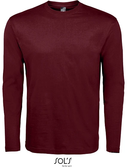 SOL'S Monarch Tričko s dlouhým rukávem 25.1420 oxblood SOL'S Monarch Tričko s dlouhým rukávem 25.1420 oxblood