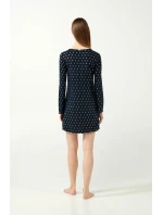 Vamp - Noční košilka s elegantním zlatým potiskem 21835 - Vamp Vamp - Noční košilka s elegantním zlatým potiskem 21835 - Vamp