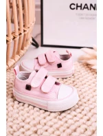 Dětské Tenisky Na Suchý Zip BIG STAR model 21545409 Růžové - Big Star Shoes Dětské Tenisky Na Suchý Zip BIG STAR model 21545409 Růžové - Big Star Shoes