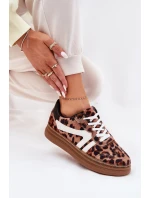 Dámské Tenisky Na Platformě Leopardí Hnědé model 21689733 - Boto Dámské Tenisky Na Platformě Leopardí Hnědé model 21689733 - Boto