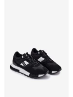 Zateplené pánské sneakers na platformě Lee Cooper LCJ-25-03-3378M černé