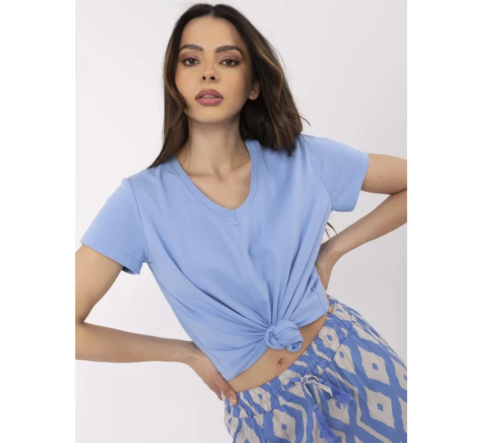 T shirt CLM TS model 21095081 niebieski - FPrice T shirt CLM TS model 21095081 niebieski - FPrice