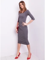 Šaty CZ SK 4196.00 tmavě šedá