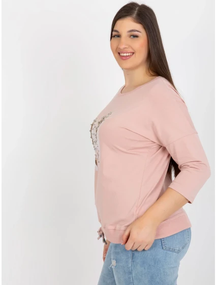 Halenka RV BZ 8182.03X světle růžová Halenka RV BZ 8182.03X světle růžová