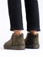 Zajímavé sněhule dámské zelené platforma Zajímavé sněhule dámské zelené platforma