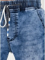 Pánské džínové kalhoty jogger modré FashionStreet UX4224