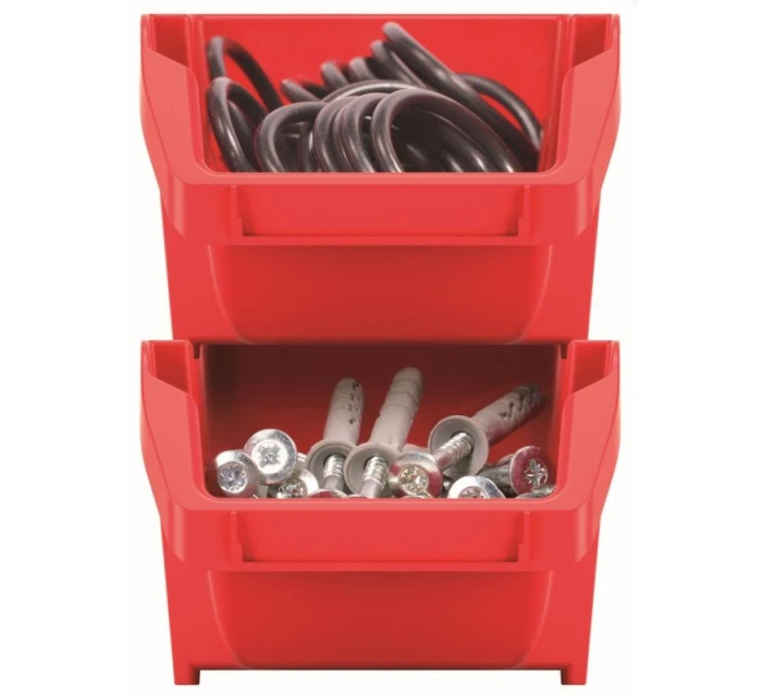 BINEER KRÁTKÁ 8DÍLNÁ SADA DÍLENSKÝCH PODNOSŮ ČERVENÁ KISTENBERG