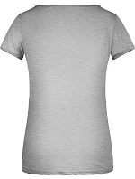 Daiber 8001 Dámské tričko z bio bavlny 02.8001 grey heather Daiber 8001 Dámské tričko z bio bavlny 02.8001 grey heather