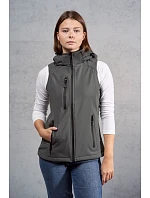 Promodoro 7845 Dámská 3-vrstvá softshellová vesta 40.7845 steel grey Promodoro 7845 Dámská 3-vrstvá softshellová vesta 40.7845 steel grey