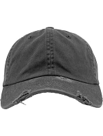 Flexfit 6245DC 6 panelová kšiltovka "Destroyed" 55.45DC dark grey Flexfit 6245DC 6 panelová kšiltovka "Destroyed" 55.45DC dark grey