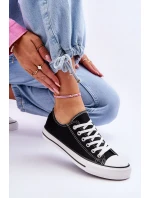 Klasické nízké dámské tenisky Černá Vegas