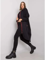 Mikina RV BL 6861.17 černá a červená Mikina RV BL 6861.17 černá a červená