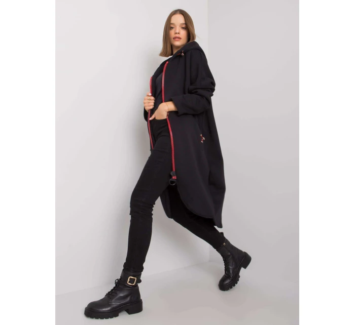 Mikina RV BL 6861.17 černá a červená Mikina RV BL 6861.17 černá a červená