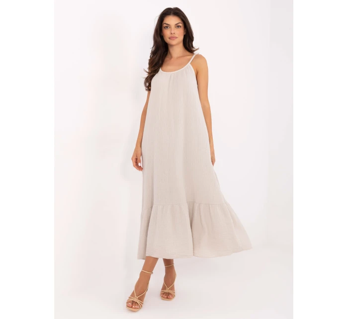 Sukienka TW SK BI 12 model 21204764 jasny beżowy - FPrice