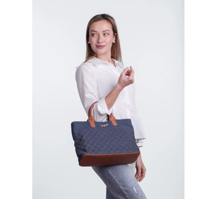 Dámská ikonická džínová kabelka Vuch Christel Denim Dámská ikonická džínová kabelka Vuch Christel Denim