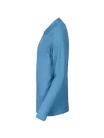 Pique Polo LS polokošile pánská azurově modrá