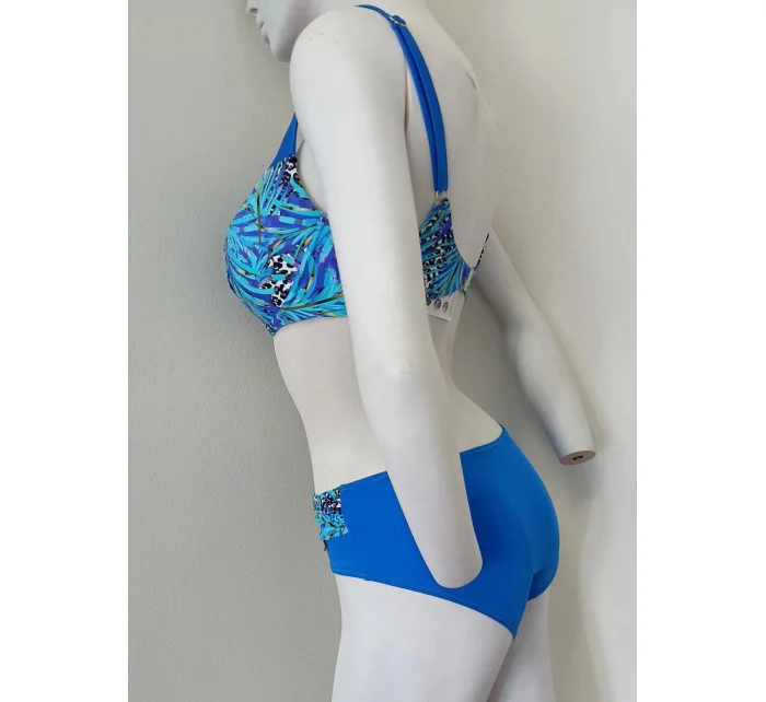Dámské dvojdílné plavky modrý  model 19776603 - Self