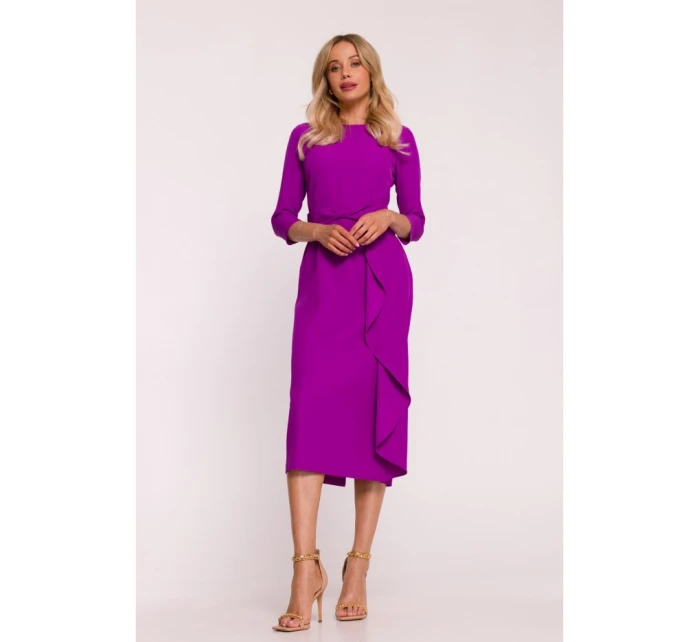 Dámské šaty s volánkem   model 22011571 - STYLOVE